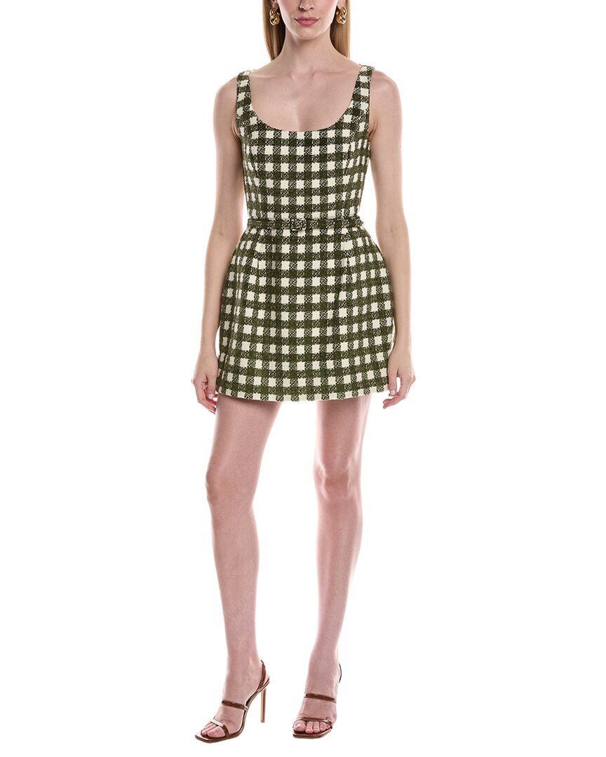 oscar de la renta mini dress Oscar De La Renta Wool-Blend Mini Dress – Bluefly