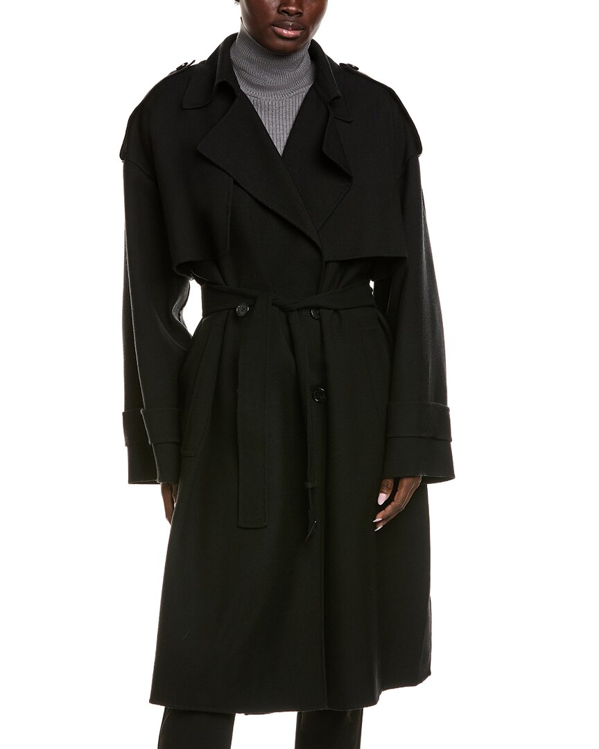 Michael Kors Collection Wool-Blend Trench Coat – Bluefly