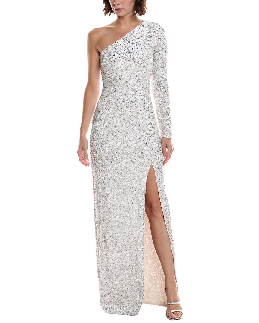 Michael Kors Collection One-Shoulder Sequin Gown