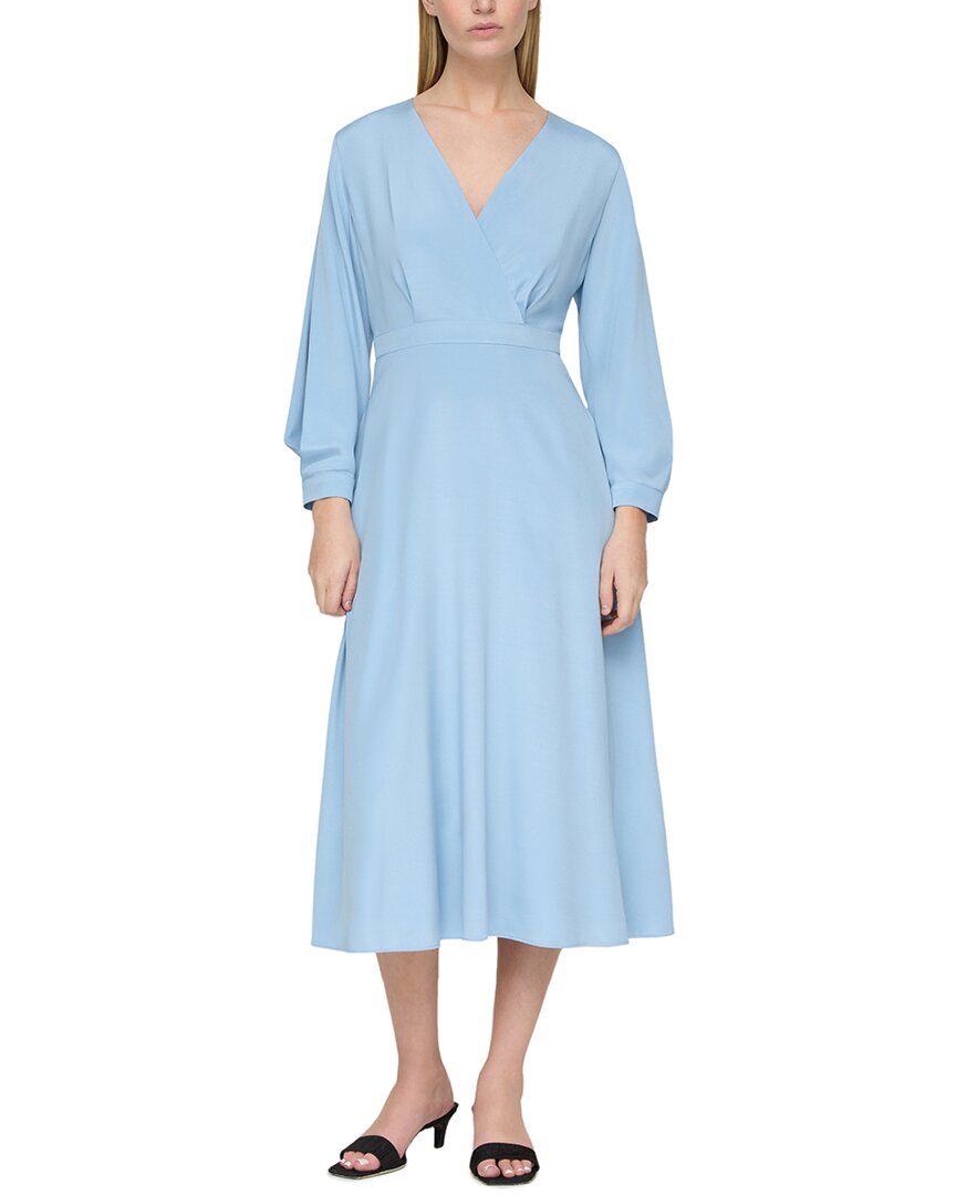 lafayette 148 dresses New York Lantern Sleeve Surplice Silk-Blend Dress YGroup_maricia_mini_dress SOLD Anna Sui lace Lafayette 148 New York Primary color:Mustard