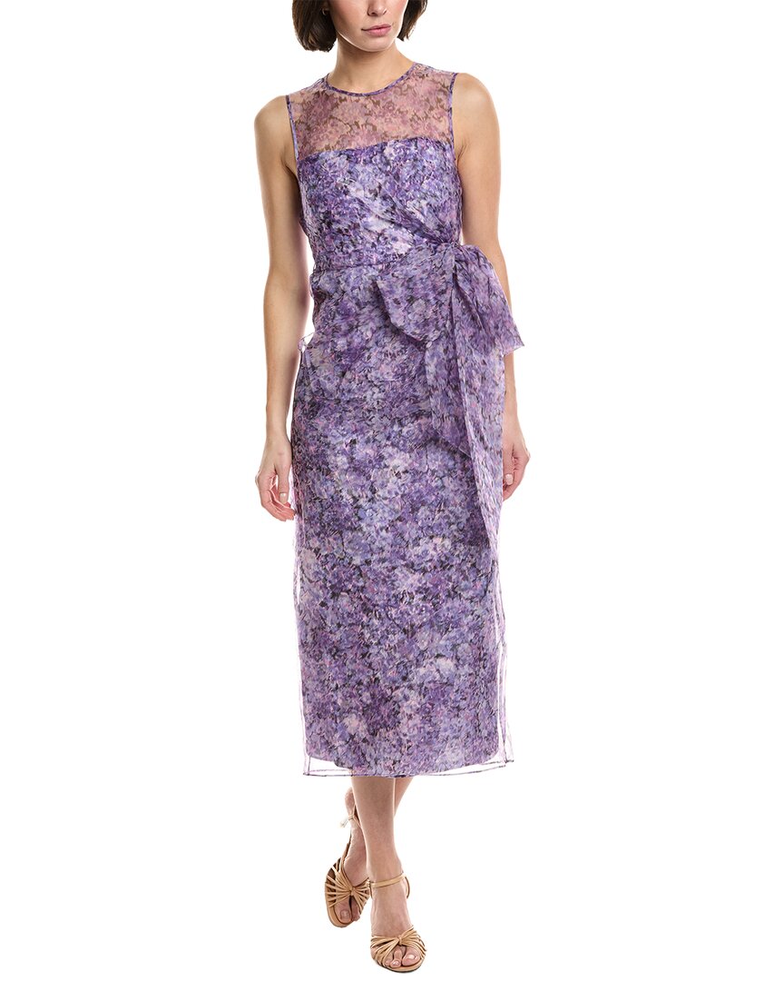Cinq Sept Miley Painted Silk Dress Cinq Sept Miley Painted Silk Dress