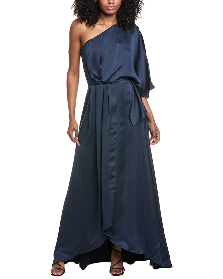 Ramy Brook womens Simone Gown, 4, Blue, Women's
