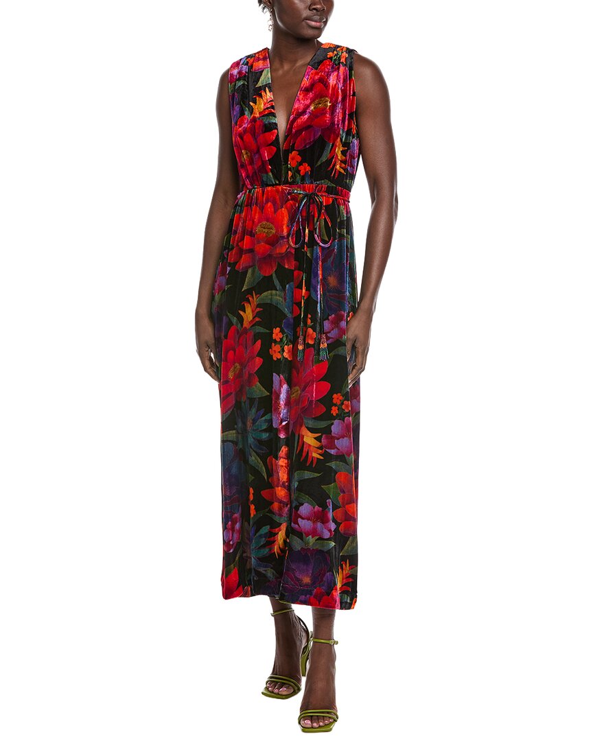 Farm Rio Flower Season Black Wrap Maxi Dress – Bluefly