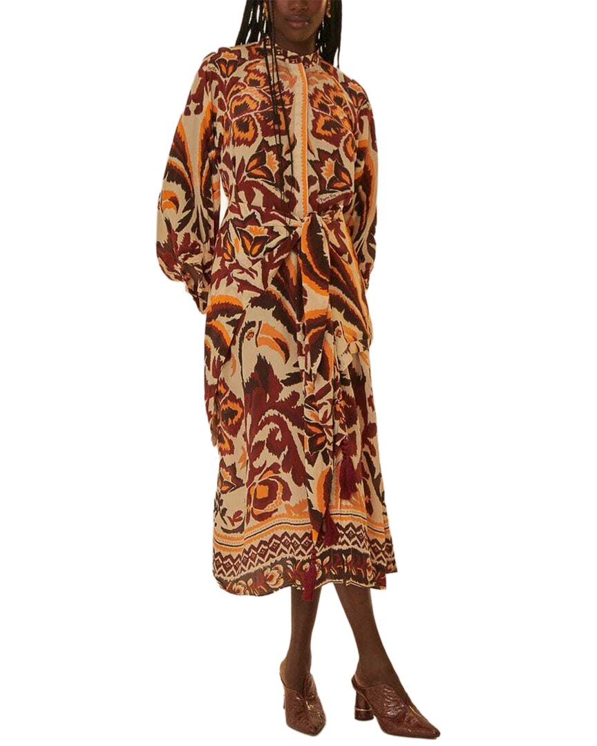 Farm Rio Toucans Scarf Cream Maxi Dress – Bluefly