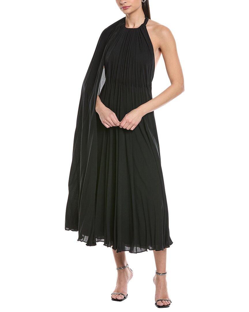 valentino midi dress Pleated Silk Ladivine 7481 Luxe Satin Designer color name Design:U-Neck Sold By:Box of 25