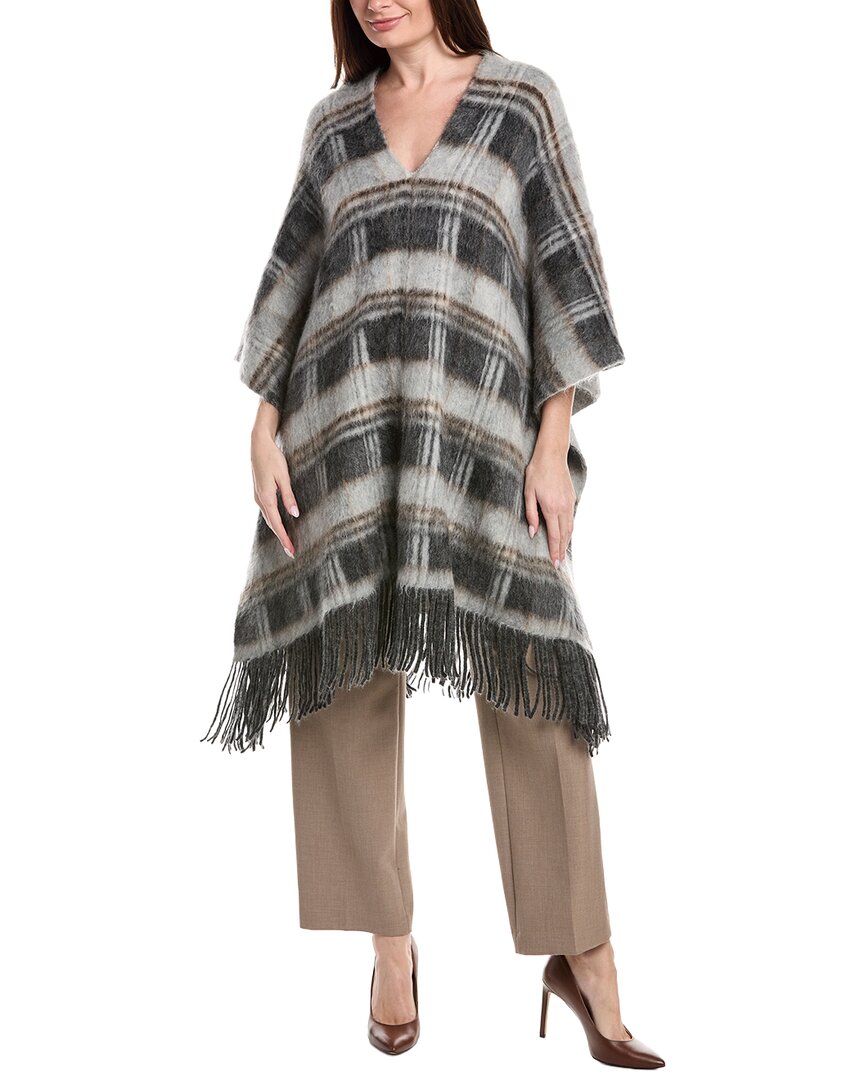 Brunello Cucinelli Wool & Mohair-Blend Poncho – Bluefly