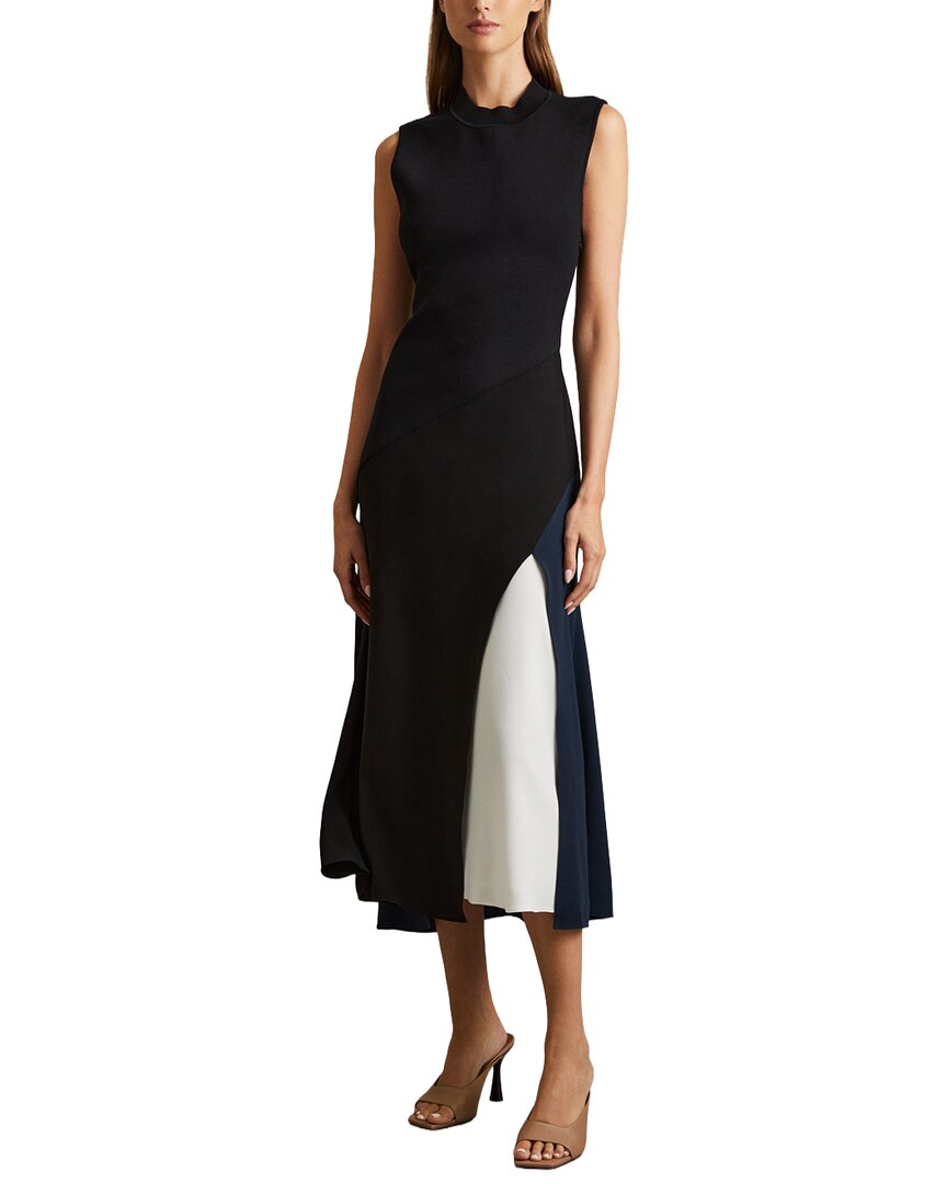 reiss off the shoulder midi dress Reiss Lara Off-The-Shoulder Ribbed Midi Dress