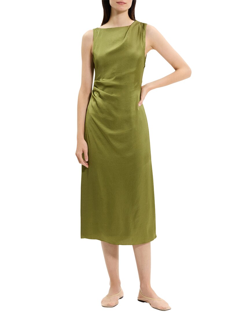 knee length dresses for ladies Theory Midi Drape Dress
