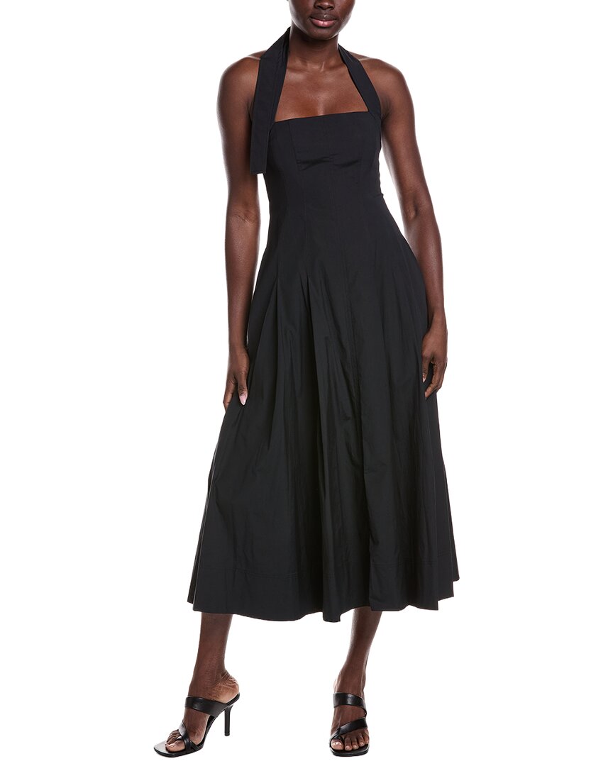natalie low back midi dress Natalie Low Back Midi Dress Black