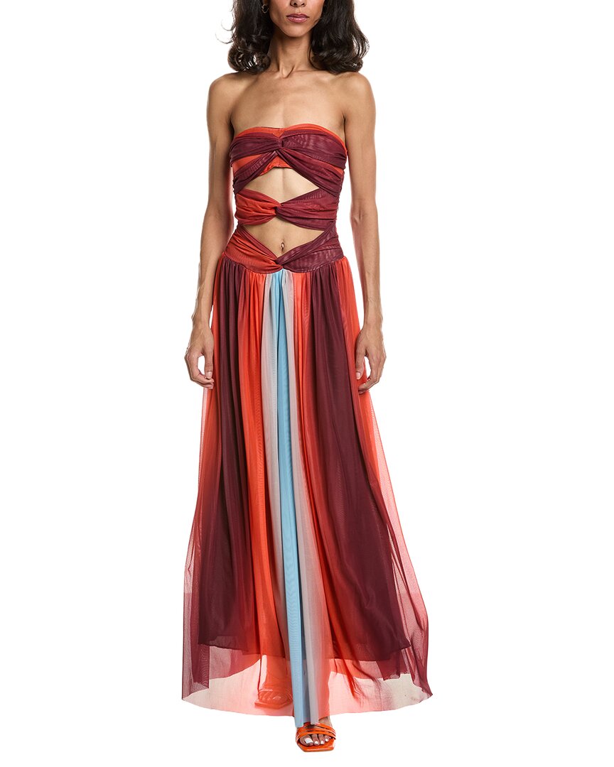 blue and red maxi dress To My Lovers Mesh published_date:2024-12-03T17:35:01Z Fuerte Wrap Dress XL while the flowing silhouette Size:4- Girls