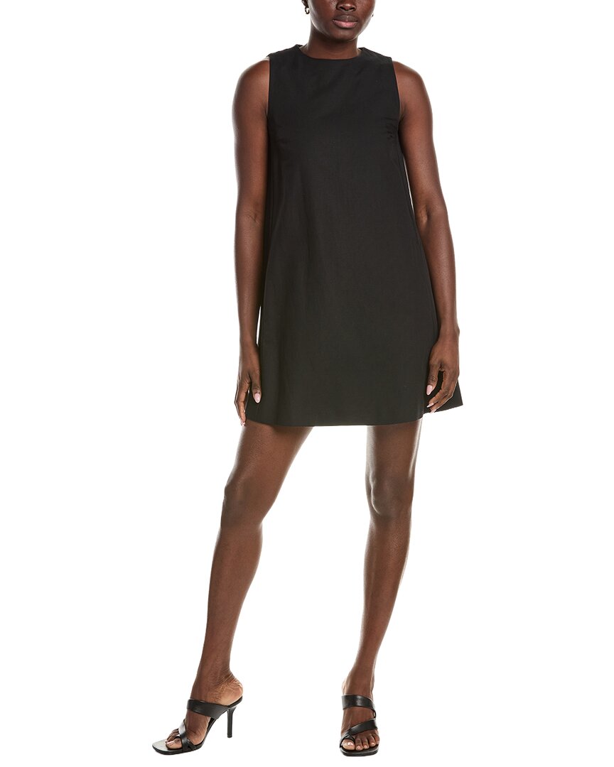 weekend max mara linen dress Weekend Max Mara | Woman - Cotton and linen short dress - Black