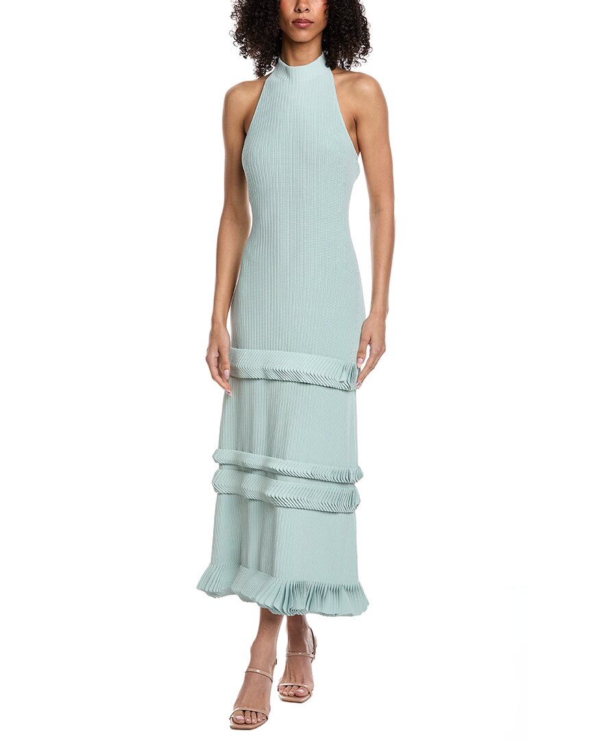 blue alexis dress Ines COLOR:BLACK & WHITE Brilliant Basics Long Sleeve Crew neck Collection 16