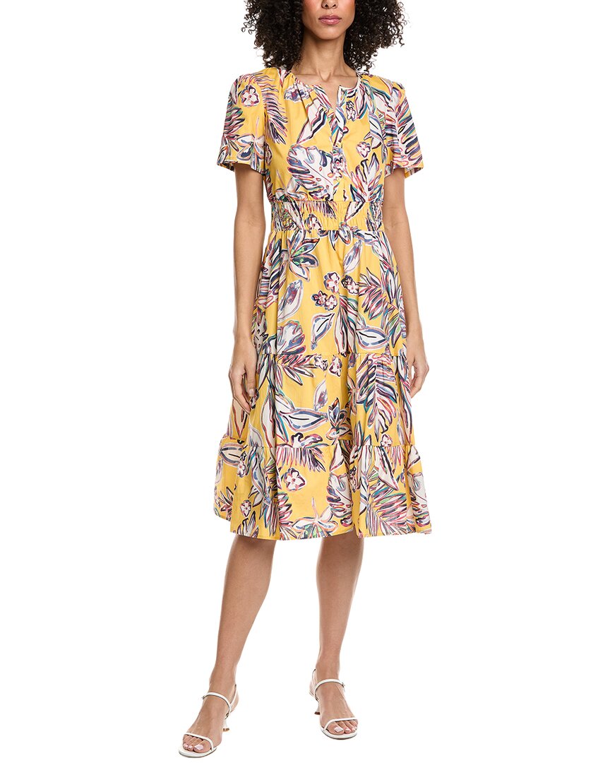 nanette lepore dresses Nanette Short Sleeve Maxi Dress Mila & Rose Clara's YGroup_colourway-honeymini Our elegant prints elevate Color:Yellow-Floral