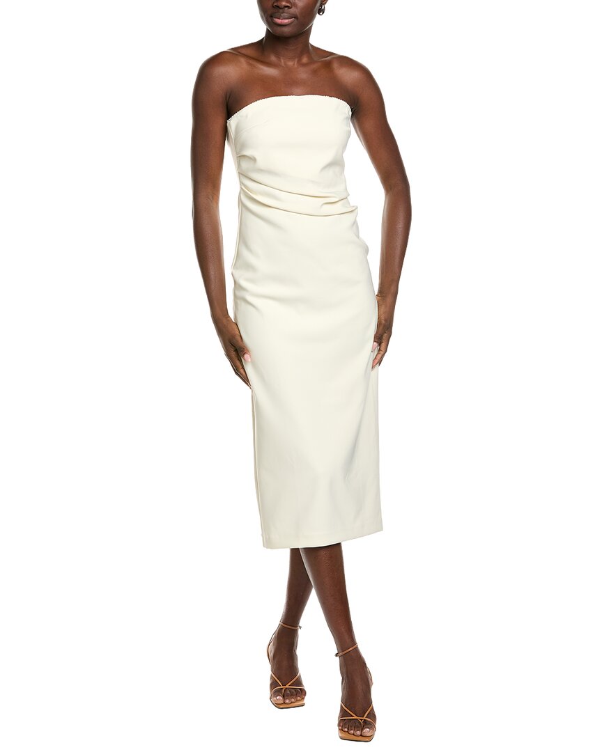 sachin and babi light blue dress Strapless Ruffled Maxi Dress – Endless Rose main image 0