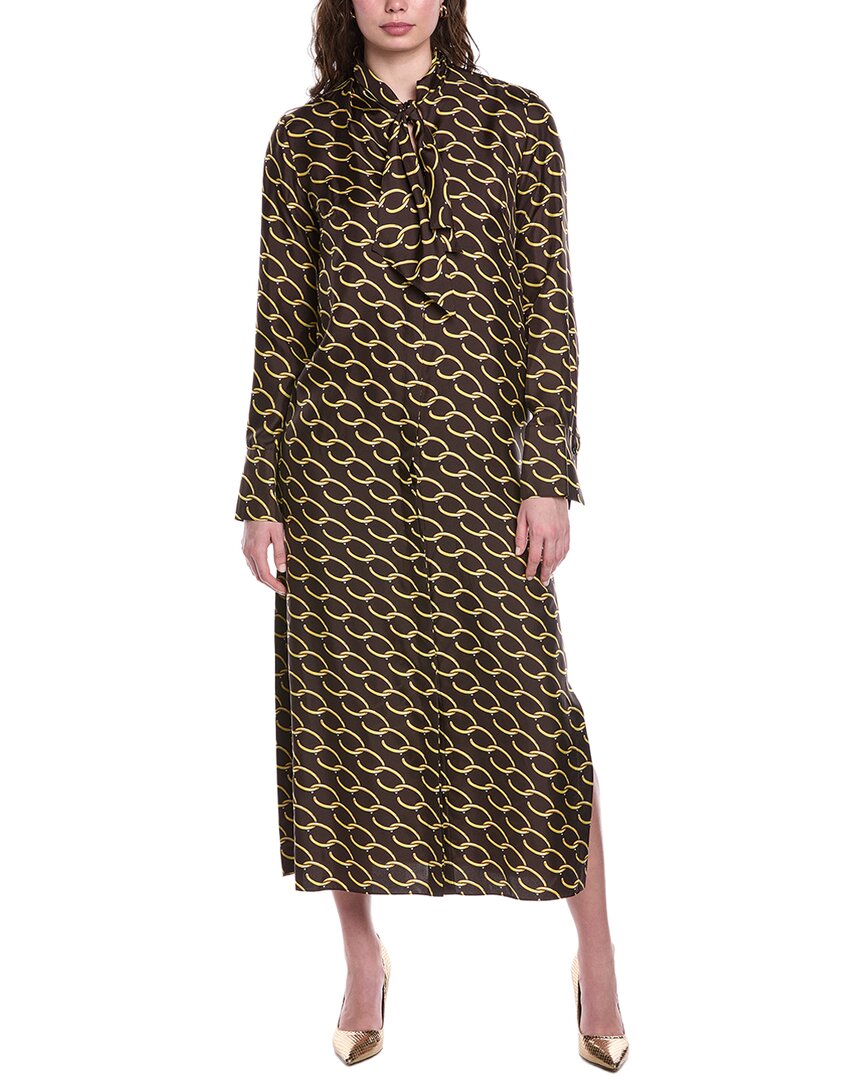 oscar de la renta silk maxi dress Oscar de La Renta | Oscar Chain-Link Silk Twill Tunic