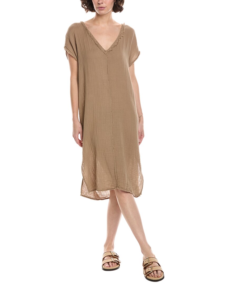 michael stars cotton dress Michael Stars Wren Ribbed Midi Dress