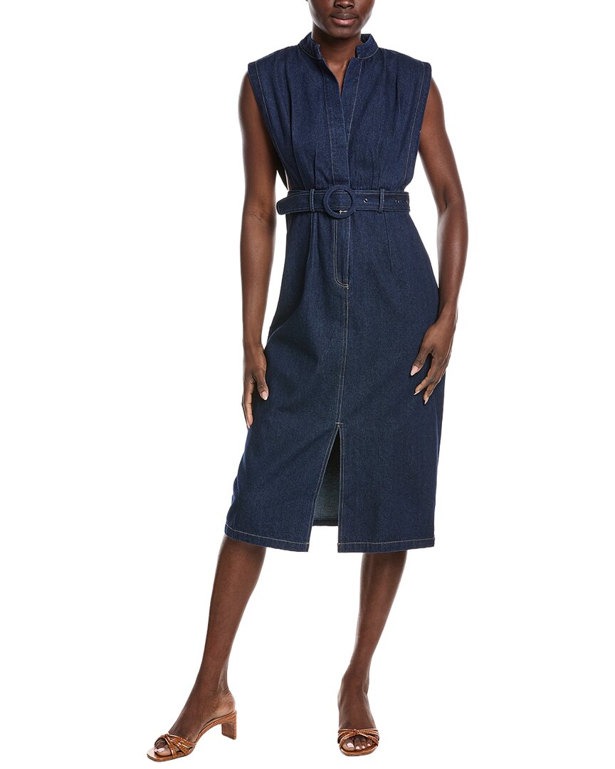 Gracia Denim Sleeveless Dress, Blue / Regular 4 (S)