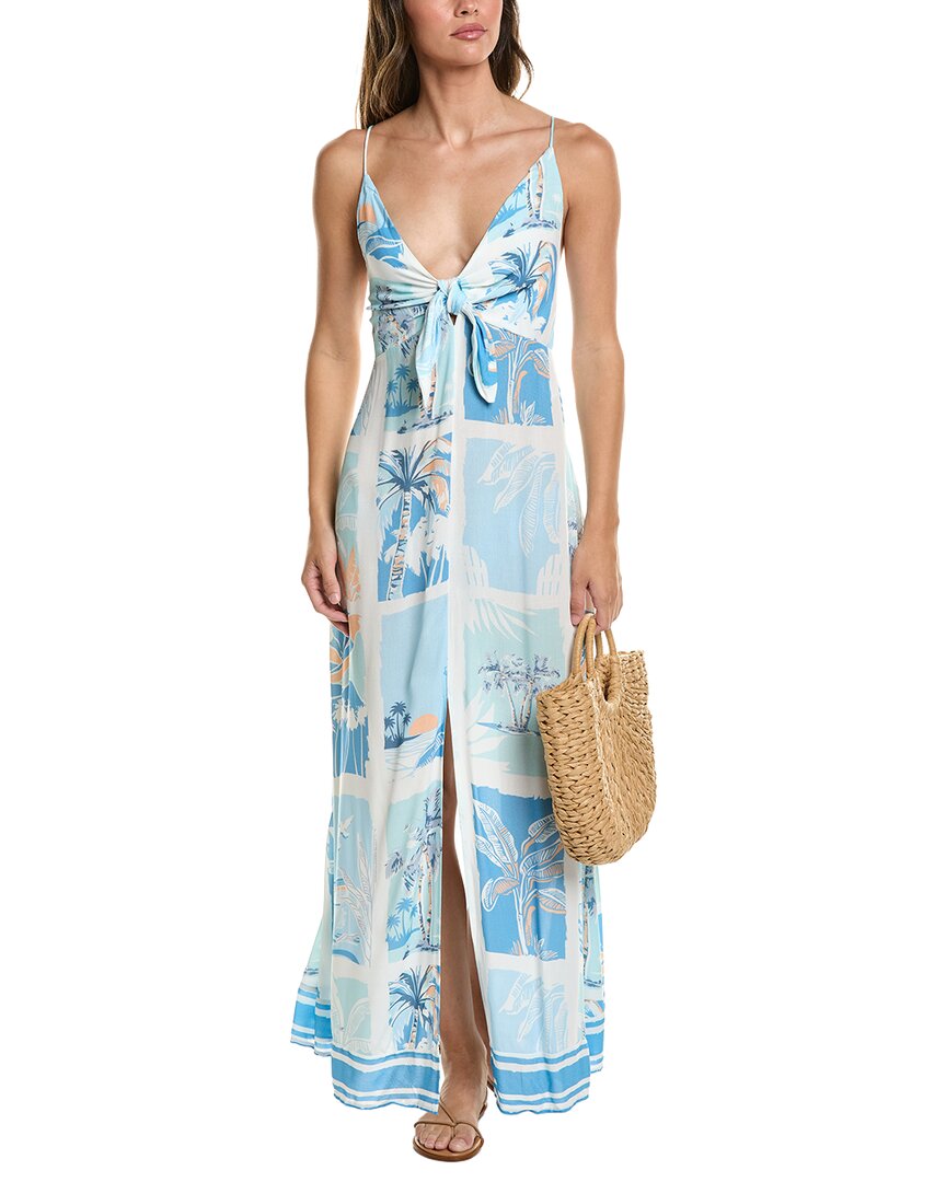 gypsy maxi dress Surf Printed Crepe Dress, Blue / Regular 8 (M) Color:Brunt Orange U0055 Organza with Beaded Bodice 26.05NRD neckline Short sleeves Relaxed
