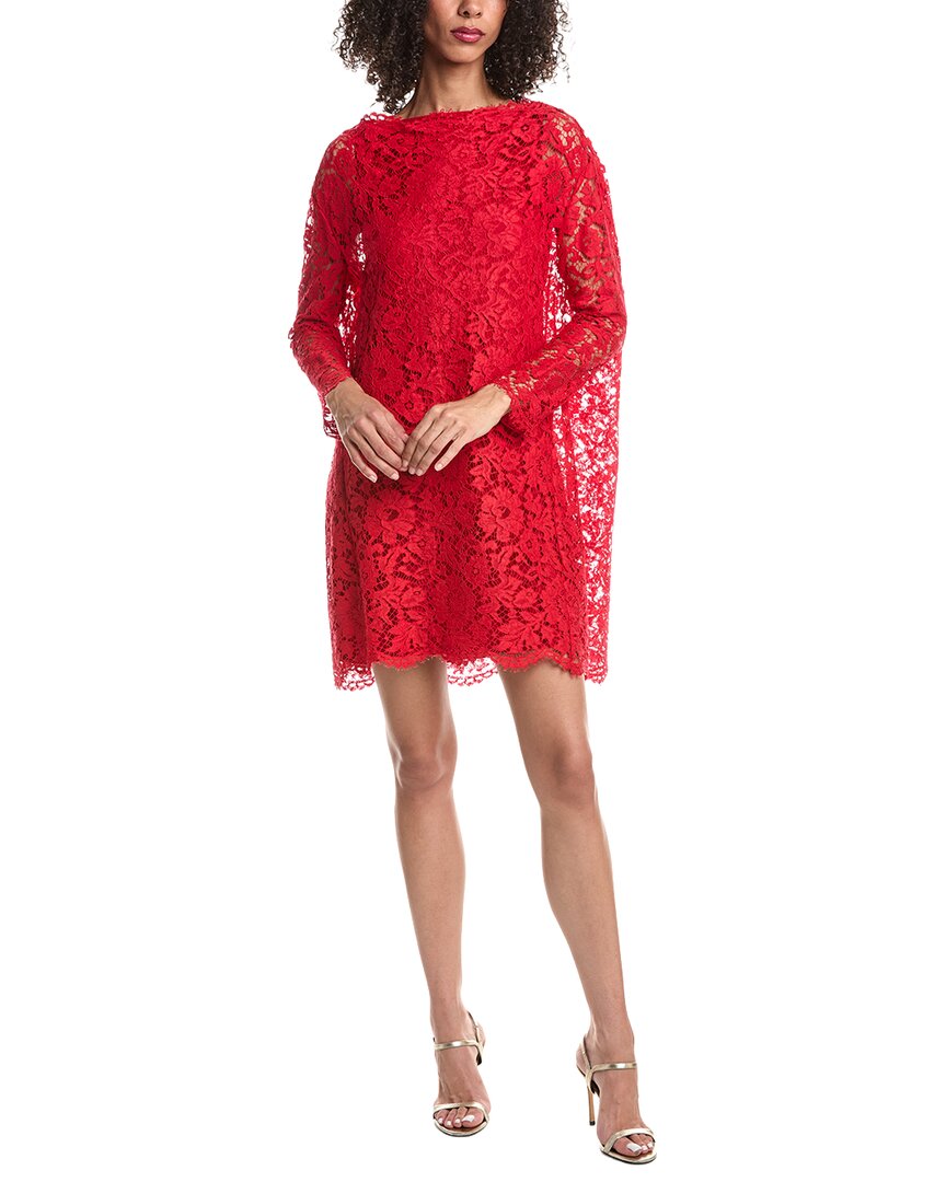 Valentino Floral Lace Mini Dress