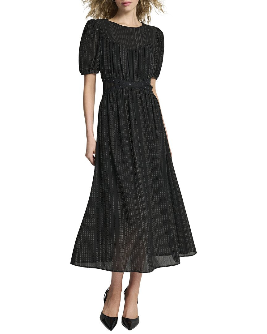 off the shoulder long sleeve midi dress Petal and Pup Women's Cammie Long Sleeve Midi Dress
