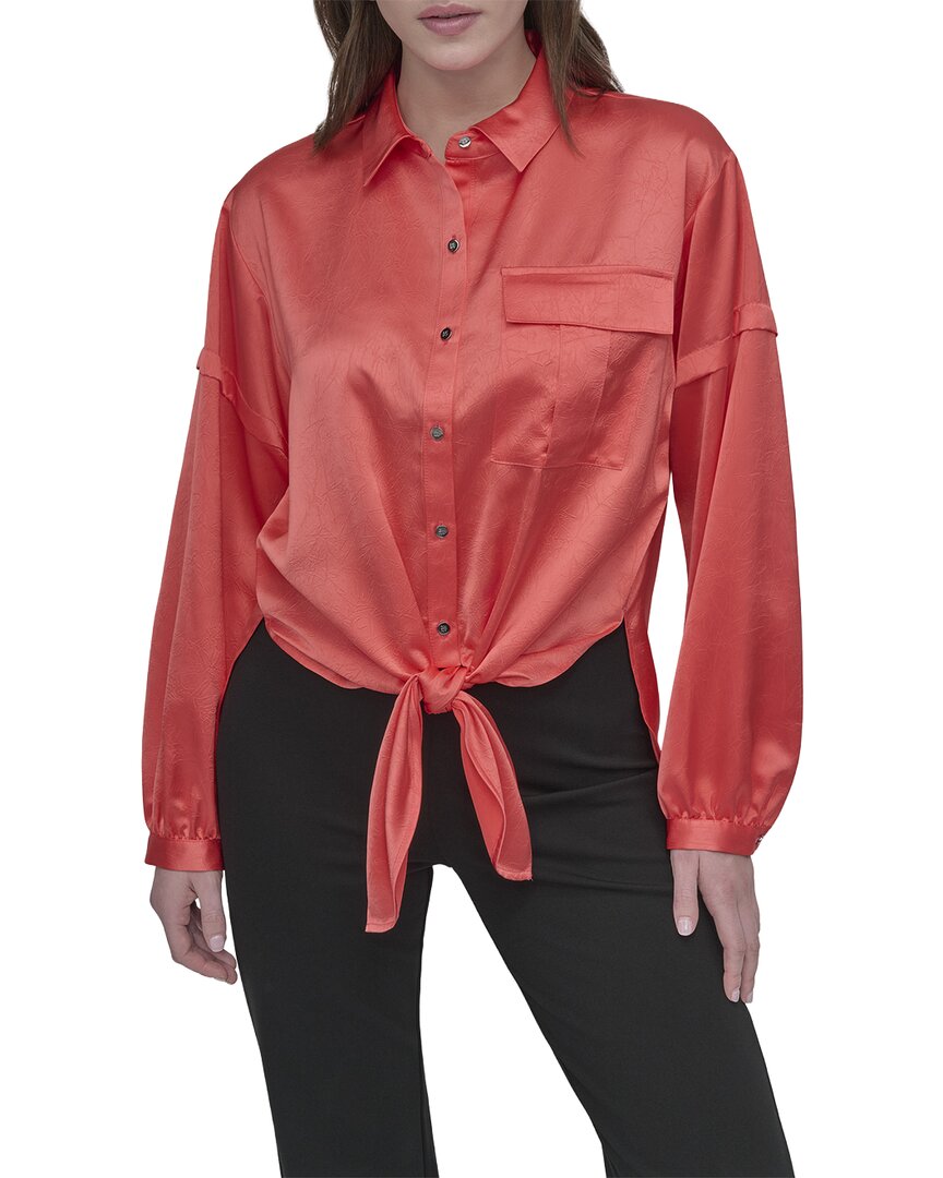 DKNY Front Tie Top