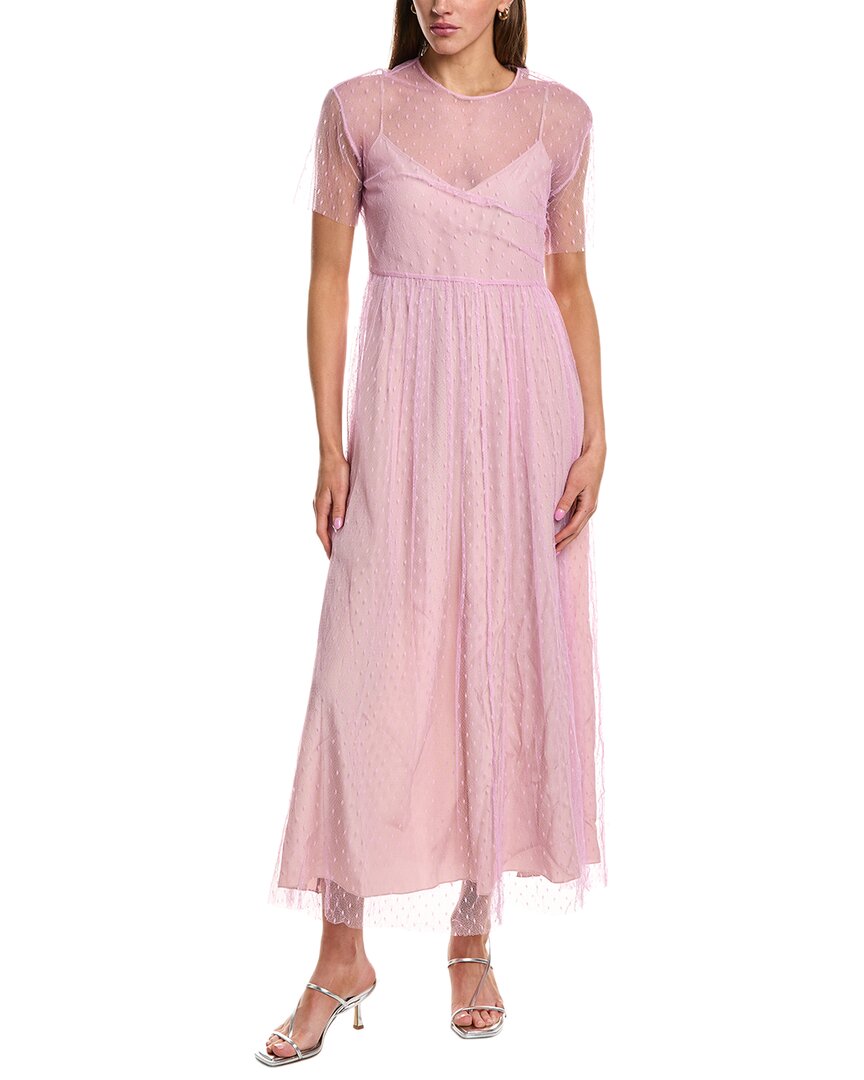 Red Valentino Tulle Midi Dress