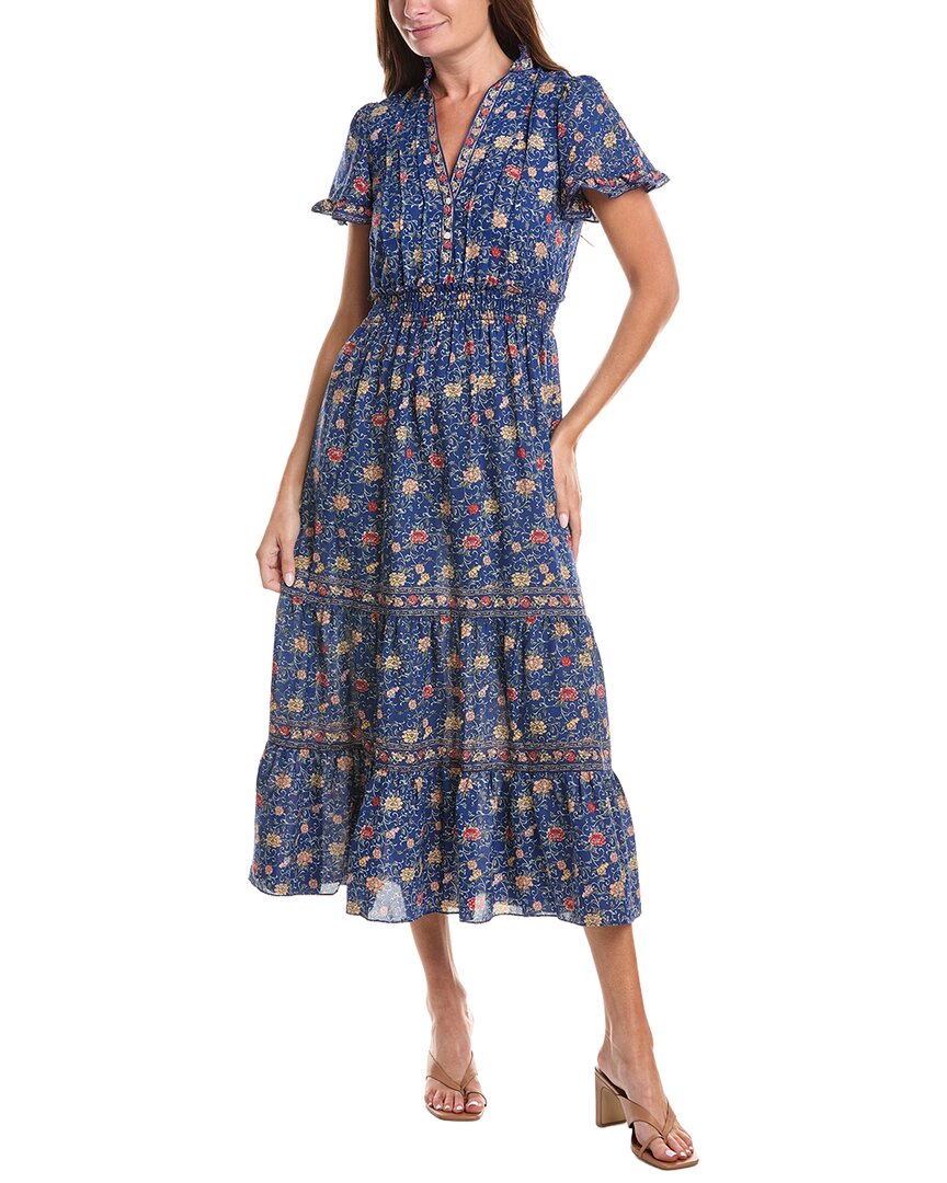 max studio maxi dresses Flutter Sleeve V-Neck Tier Dress Dark Green Sweetheart Neck SEGRETI DROP 6 this green printed maxi Colour:STONE