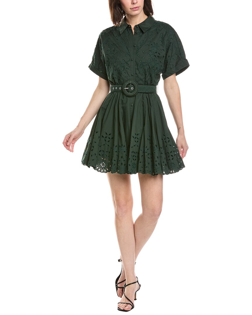 hemant and nandita green dress Hemant & Nandita Mini Dress – Bluefly
