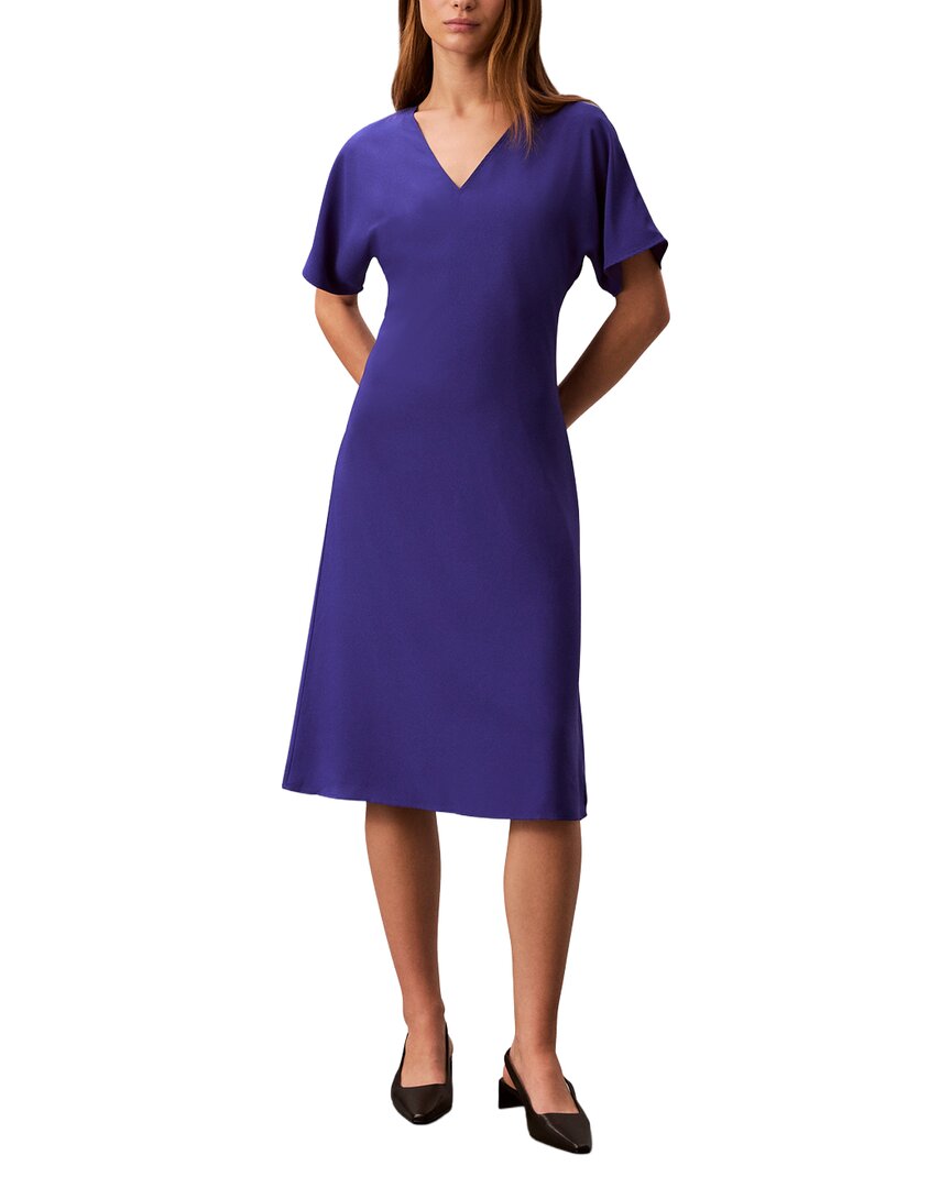 Calvin Klein Crepe Midi Dress – Bluefly