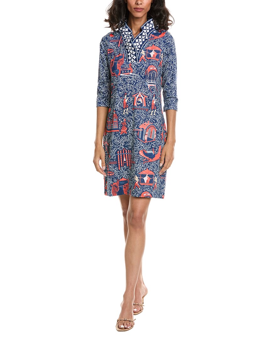 Gretchen Scott Printed Midi Dress, Navy / Regular 18 (XXL)