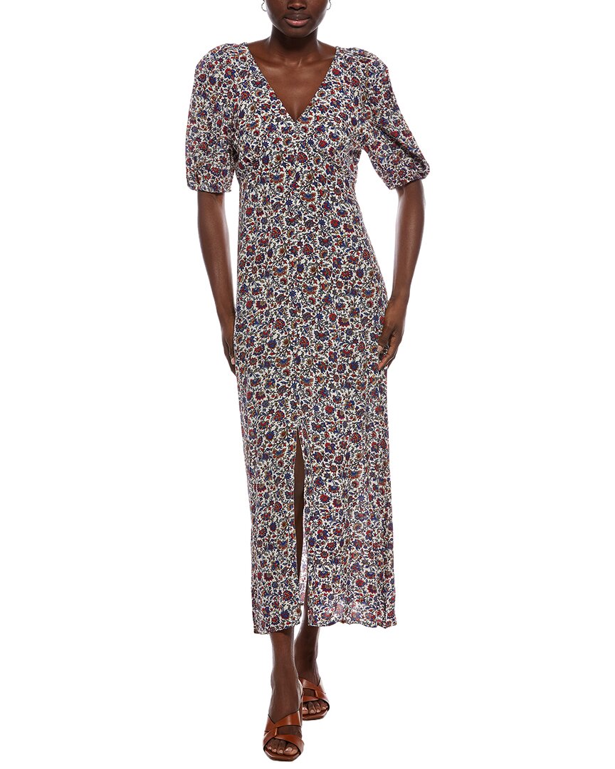 Madewell Mona Dress - Viscose Cdc - Cherry Red