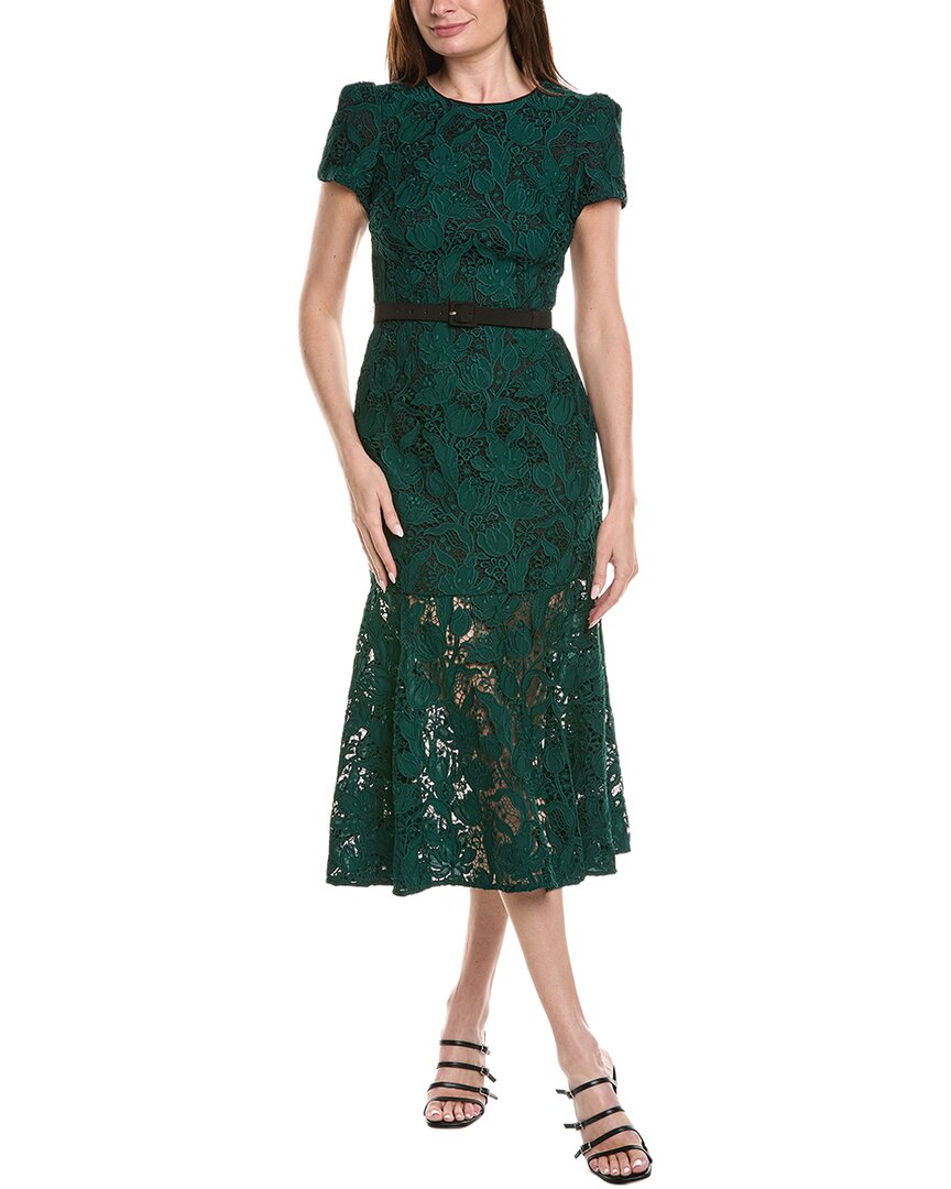 milly green lace dress Milly Tahlia Tulip Garden Lace Dress