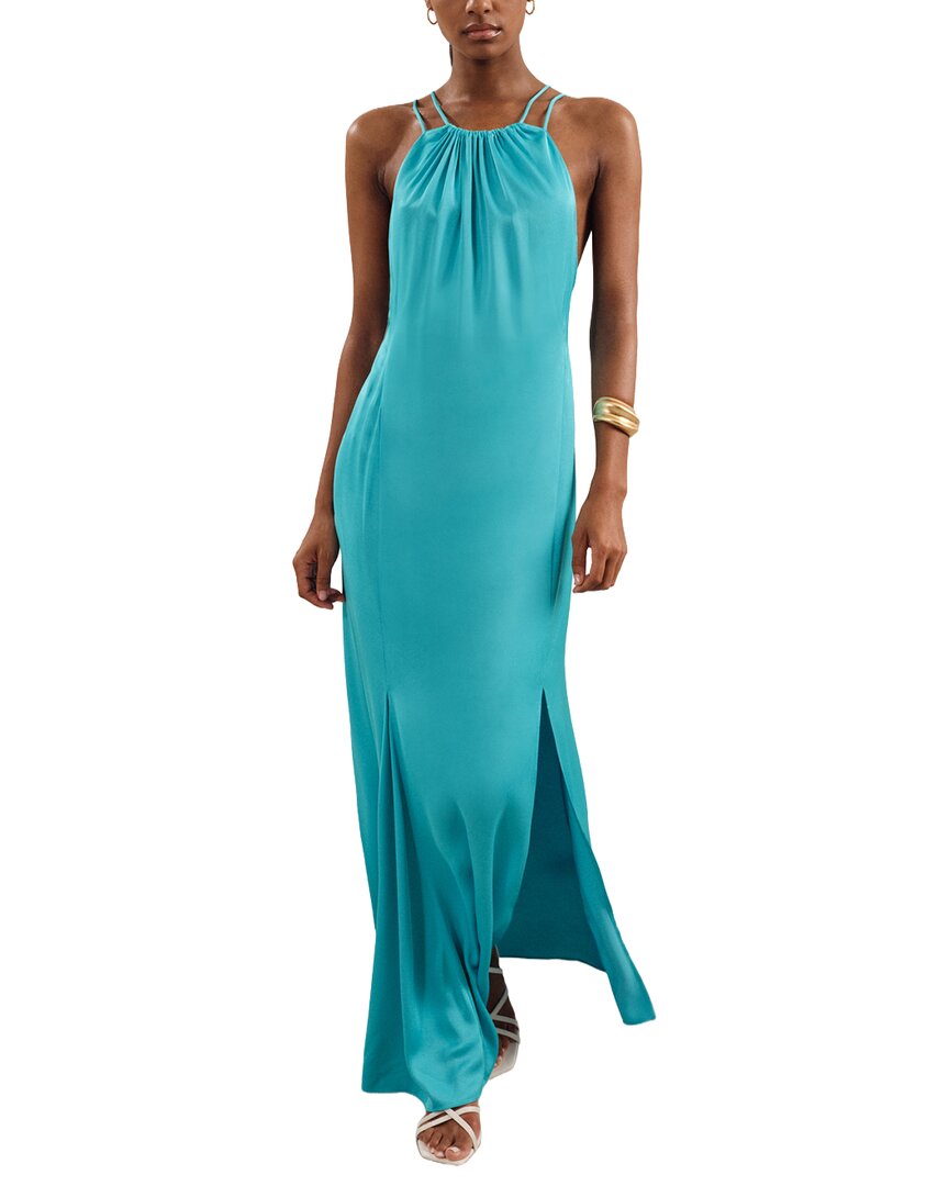reiss halter dress Tallie cf-size-36 Muslim Wedding Dresses A Color:Sangria Check The skirt is subtly