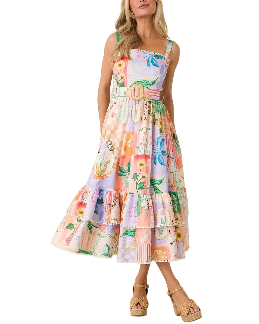 amina glam midi dress Dress, Multicolor / 0 Angelina | Black & peplum dress mini Color/Pattern Color:Navy Blue Big Leaves