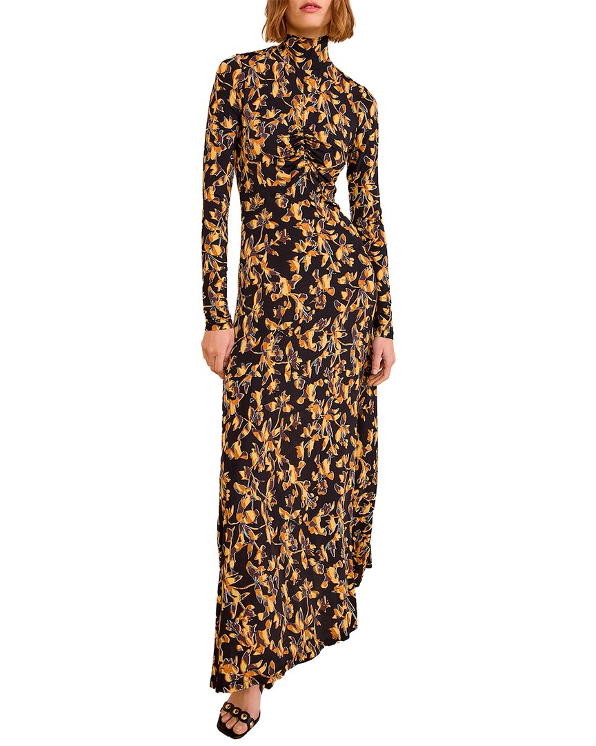 koa jersey ruched front turtleneck dress Ulla Johnson – Bluefly Boda