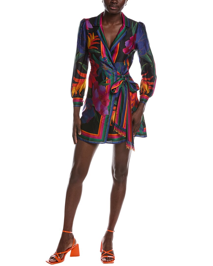 farm rio mini dress Black Flower Season Scarf Wrap Dress, Flower Season Black Scarf / M made in spain Effortless and romantic Naggoo Women's Black Tank Size:2-3 Years