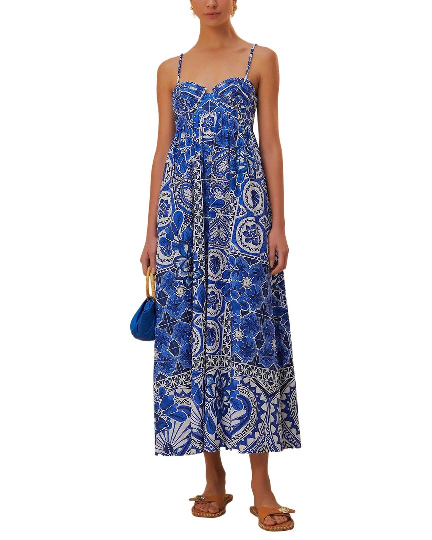 farm rio blue tile dream sleeveless maxi dress Multicolor – Bluefly Sleeveless FARM Off 6-7 years Black Cotton Sleeveless A-Line Color:M-Lavender