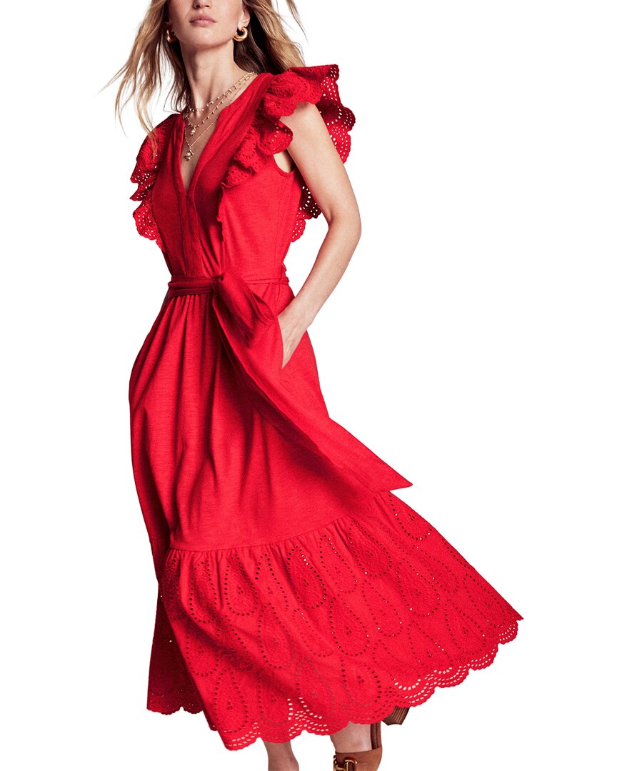 Boden Ruffle Midi Dress