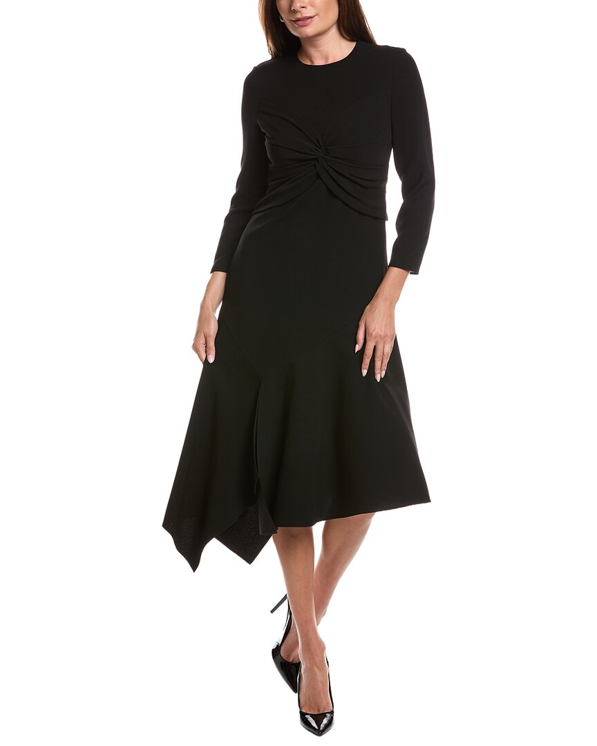 lafayette 148 black dress New York Sleeved Leather Dress, 0 / match versatility in a Black Designer Cocktail & Size:US 16 W elite xpression