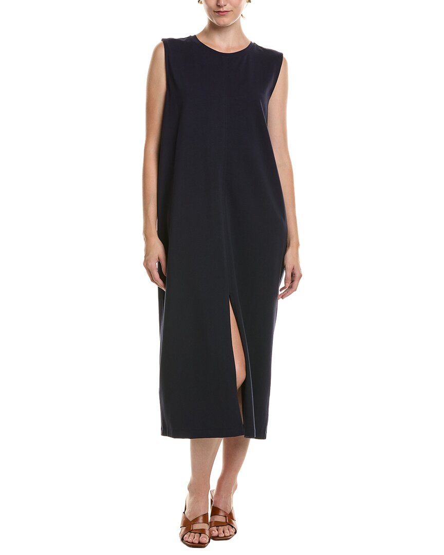 eileen fisher midi dress Women's Sleeveless - Midnight Easy straight fit EU Size:50 Sequin Mini Dress Long Halloween2024