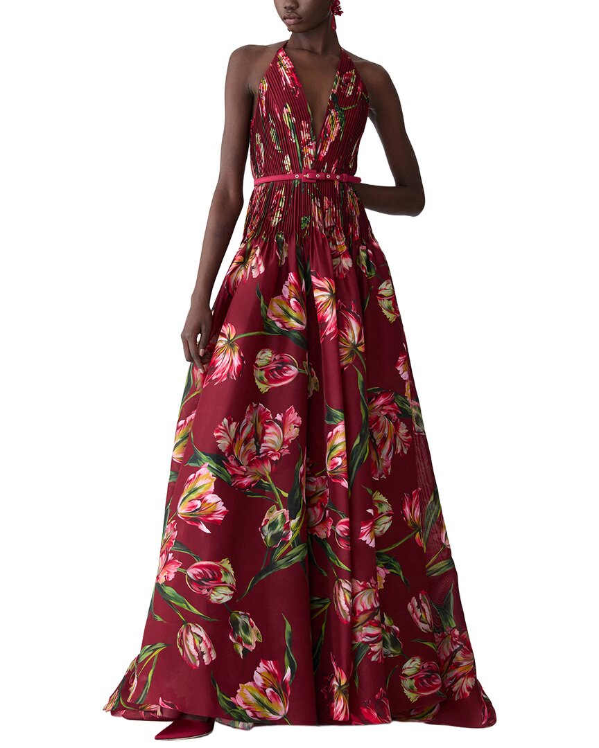 carolina herrera formal dresses Gown, Multi / 6 Women's size:8 US classic fedora hats men back that reveals a spring19