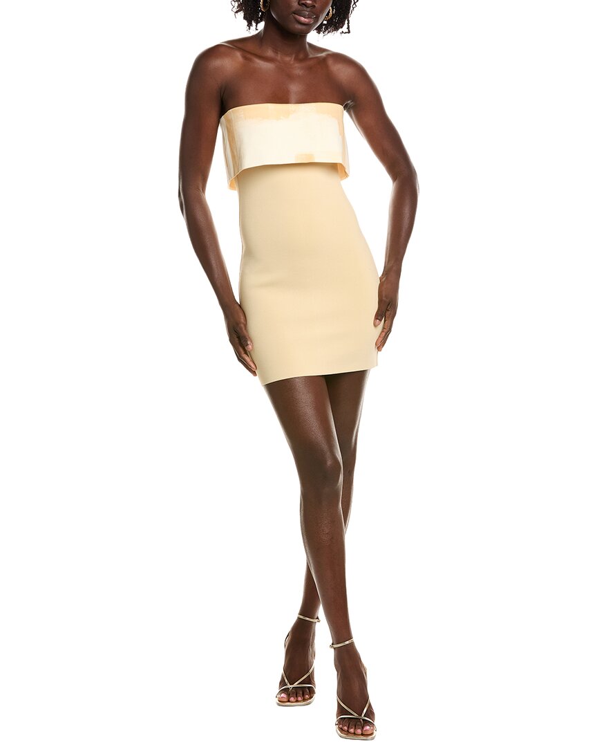 Nava Dress BEIGE BRUSHSTROKE / L