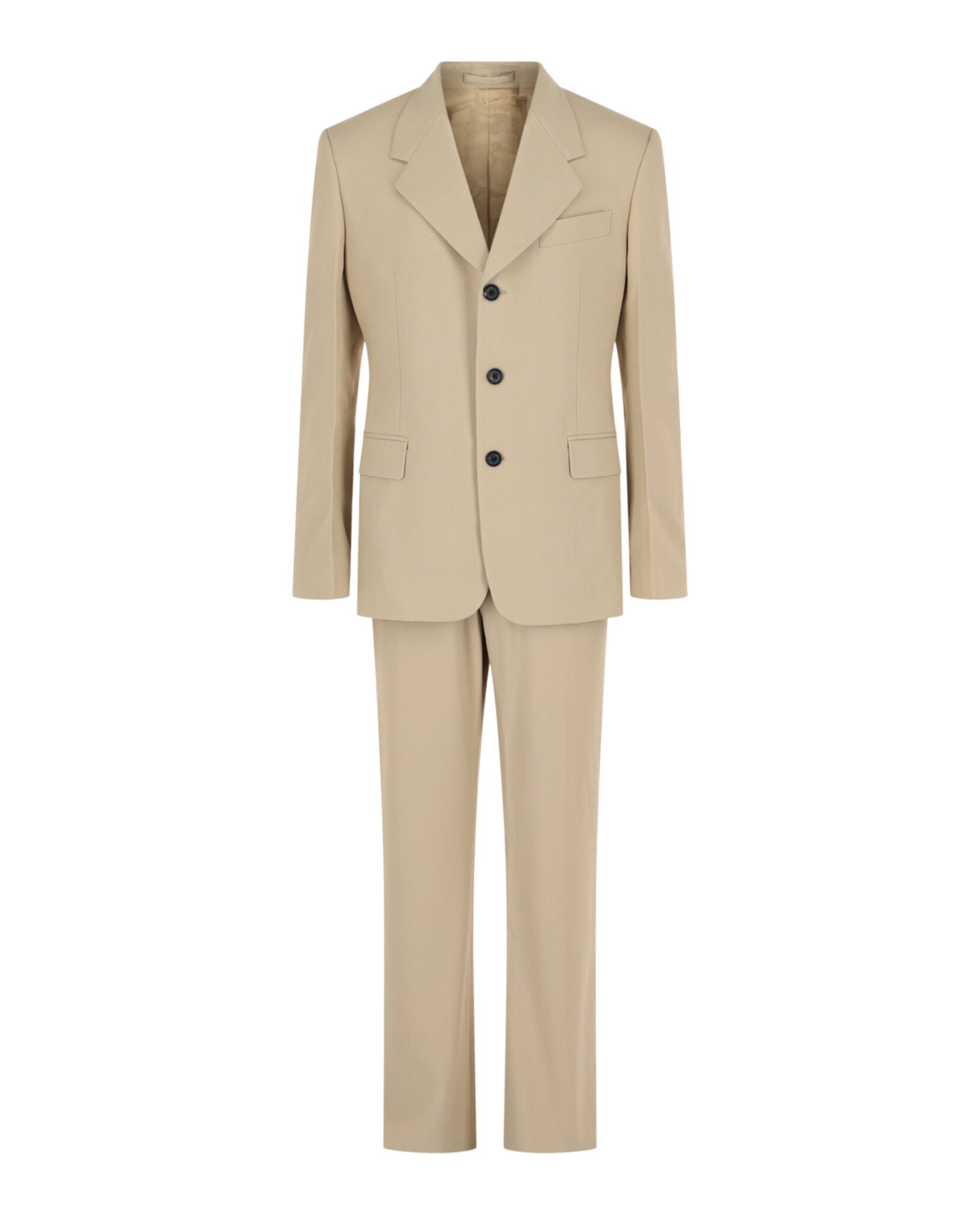 Salvatore Ferragamo ベージュ ビジネススーツ Ferragamo Mens Single-Breasted Suit – Bluefly