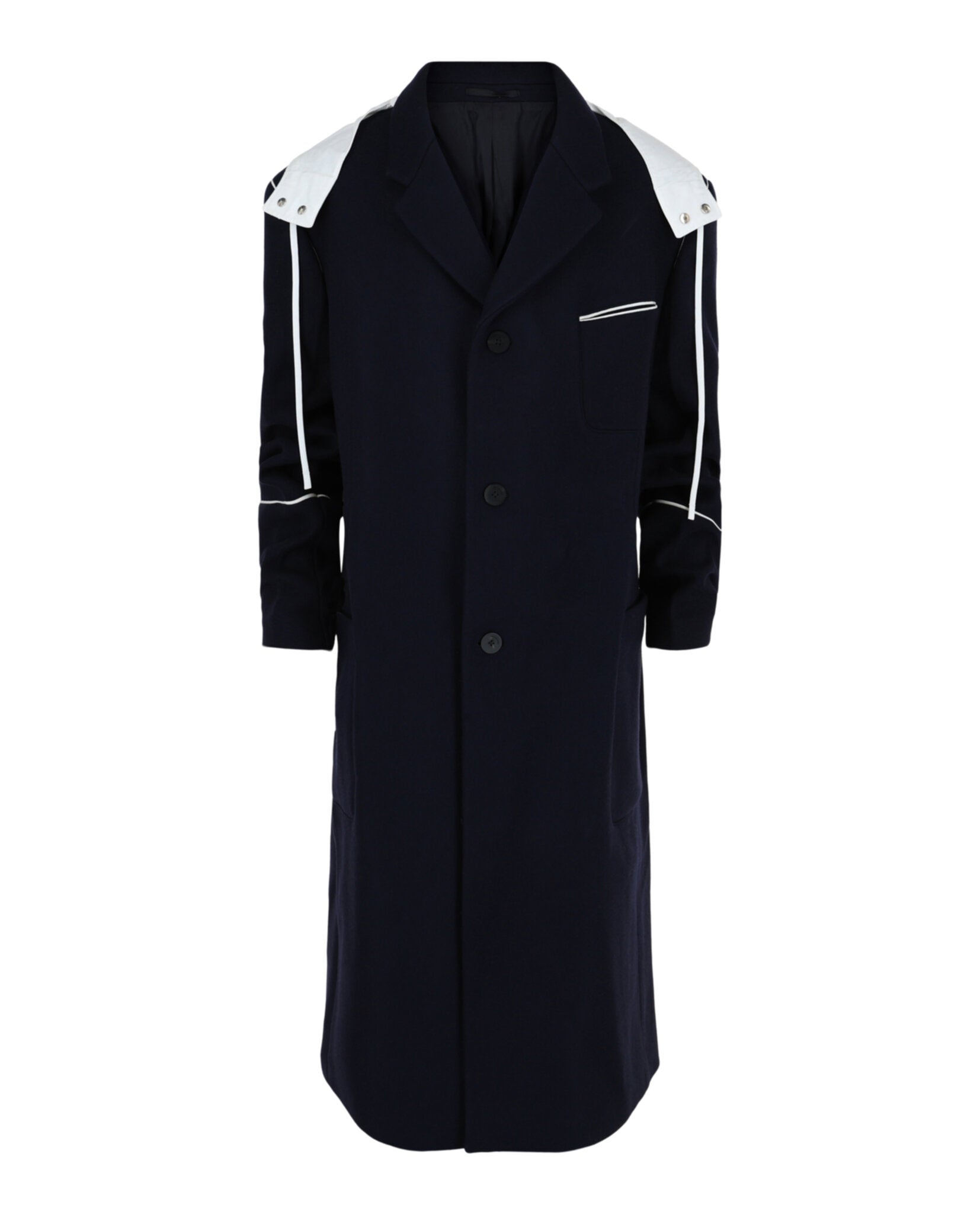 Ferragamo Mens Single-Breasted Hooded Coat – Bluefly