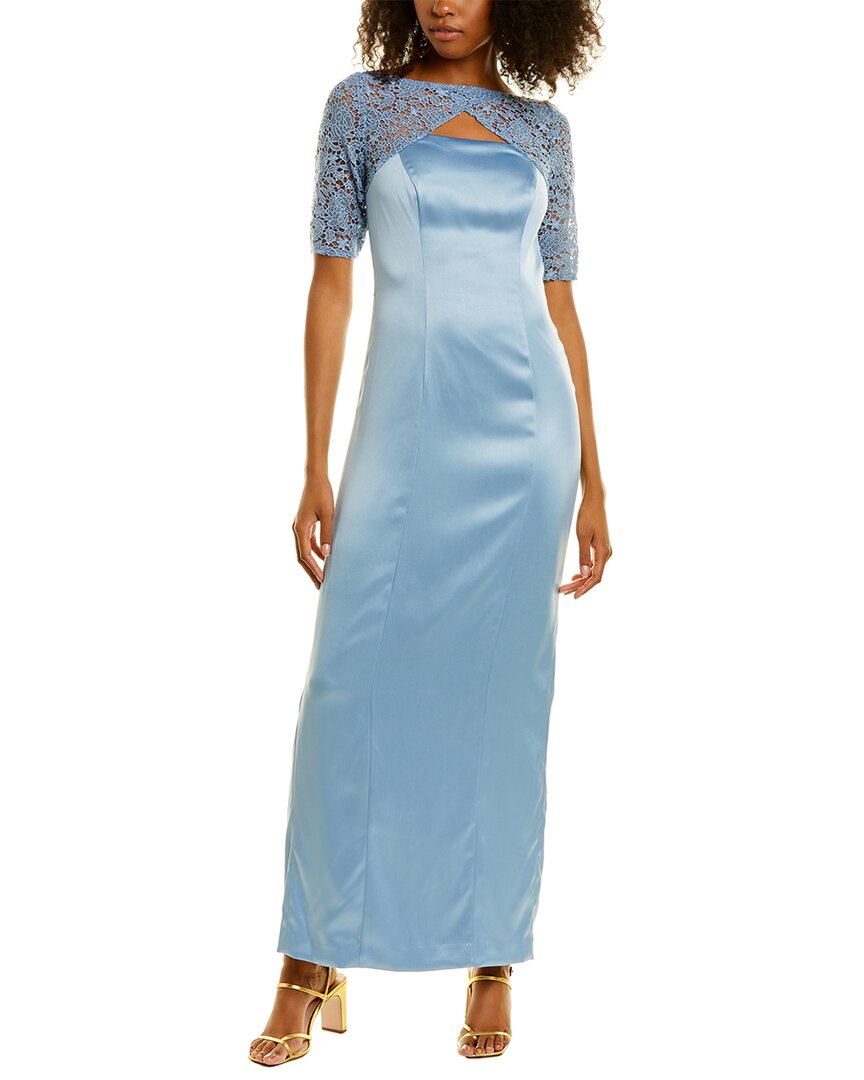 long chiffon blue dress Flowy Long A-Line Prom Dress with Long Puff Sleeves Champagne / 5XLarge