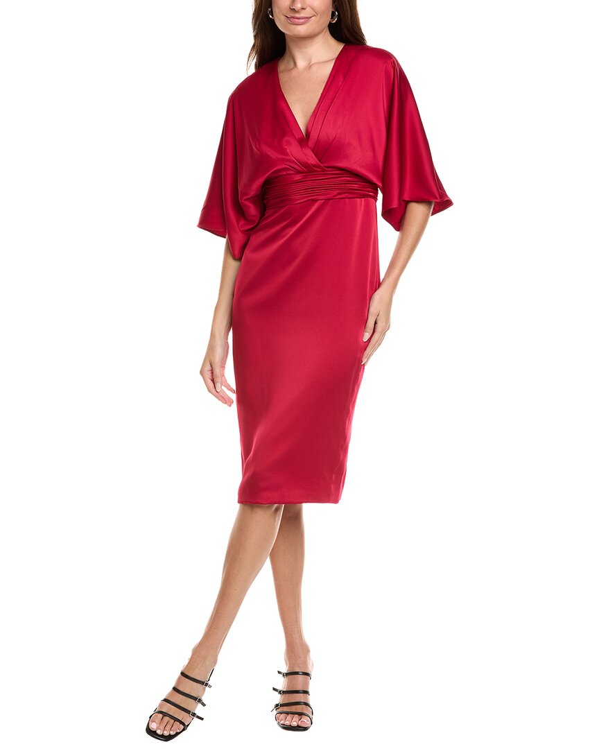 kimono evening dress Petite Kimono Sleeve Crepe Gown