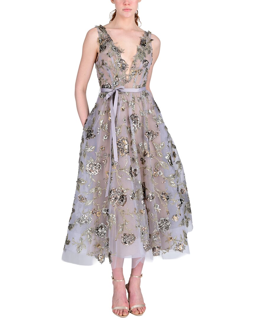 Marchesa Notte A-Line Cocktail Dress Marchesa Notte A-Line Cocktail Dress
