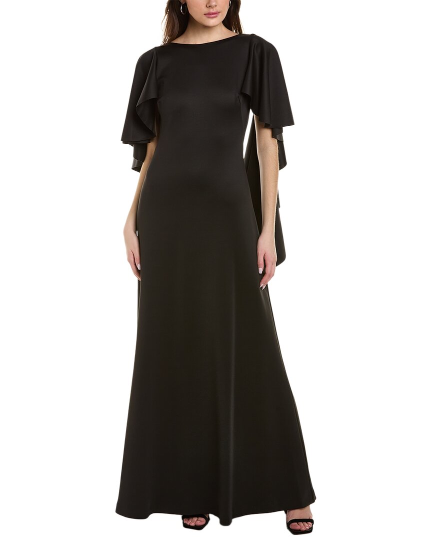 Black Halo Lotus Gown, Black / 0 Black Halo Lotus Gown, Black / 0