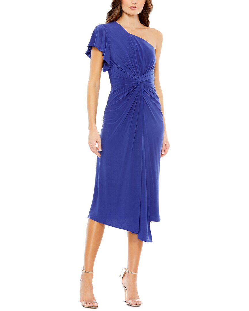 Mac Duggal One-Shoulder Midi Dress Bluefly Mac Duggal One-Shoulder Midi Dress Bluefly