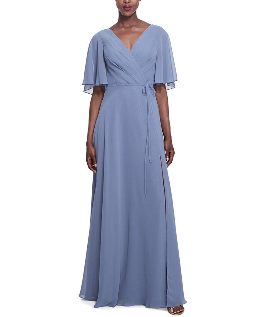 Notte Bridesmaid Rome Dress, Slate Blue / 0 Notte Bridesmaid Rome Dress, Slate Blue / 0
